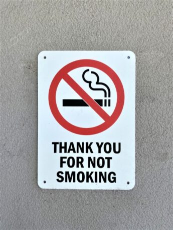 No tobacco sign