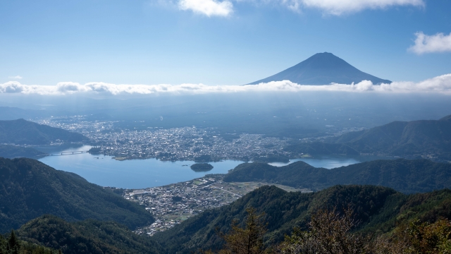 Mt. FUji with Lake Kawaguchi