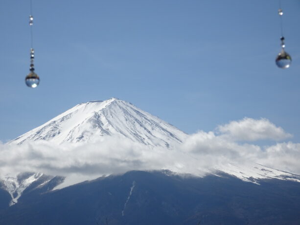 Mt. Fuji at Herb garden Lake Kawaguchi