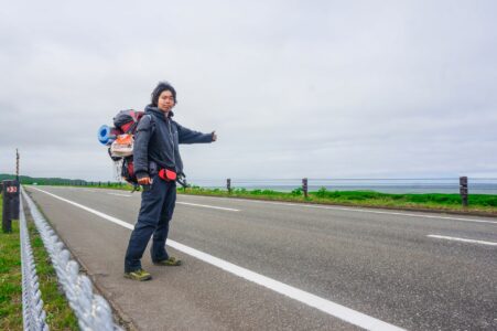 Hitch hiking